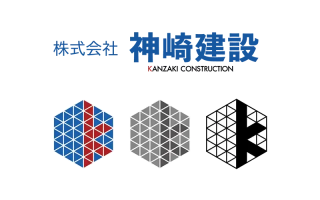 架空の建設会社のロゴマーク