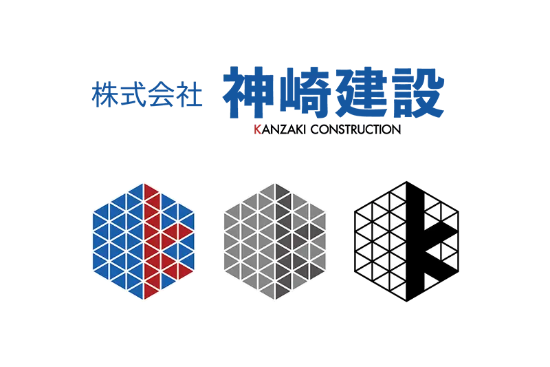 架空の建設会社のロゴマーク